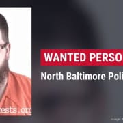 Fostoria News Wanted person poster for North Baltimore Police with Cody Fletcher.